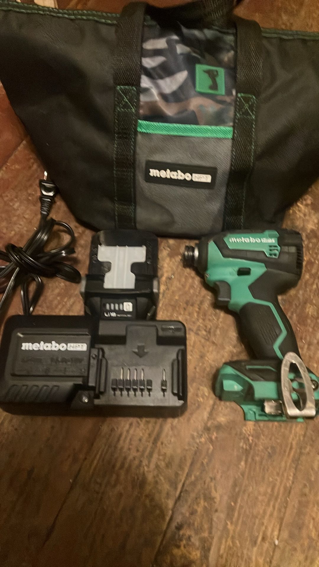 Metabo 18v Impact Drill With Battery & Charger With Bag!