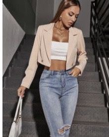 Crop Blazer