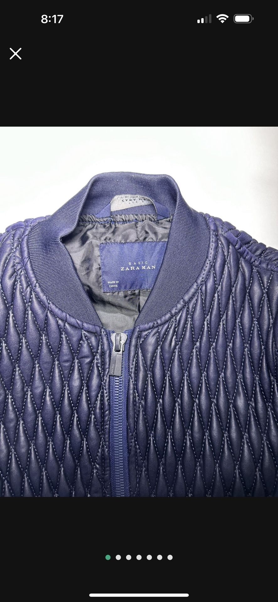 ZARA MAN Basic Jacket. Men’s Small