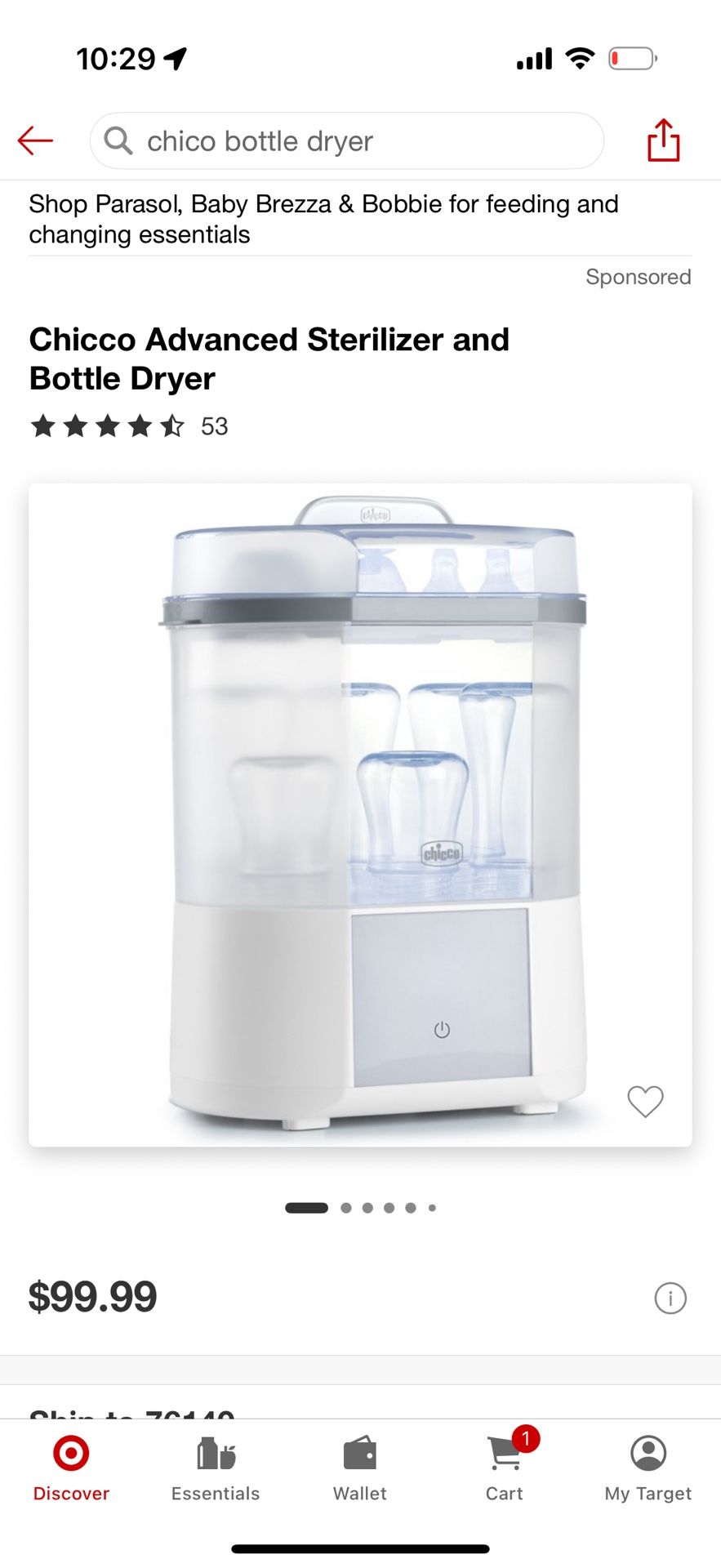 Baby Bottle Sterilizer And Dryer