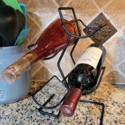 Small 4 Bottle Wine Rack