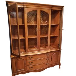 Late 20th Century Basset Furniture China Hutch