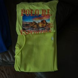 Polo Sweat Pants  And Long Sleeve Shirt M