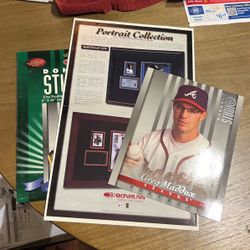 Greg Maddux Donruss Studio Picture 1987