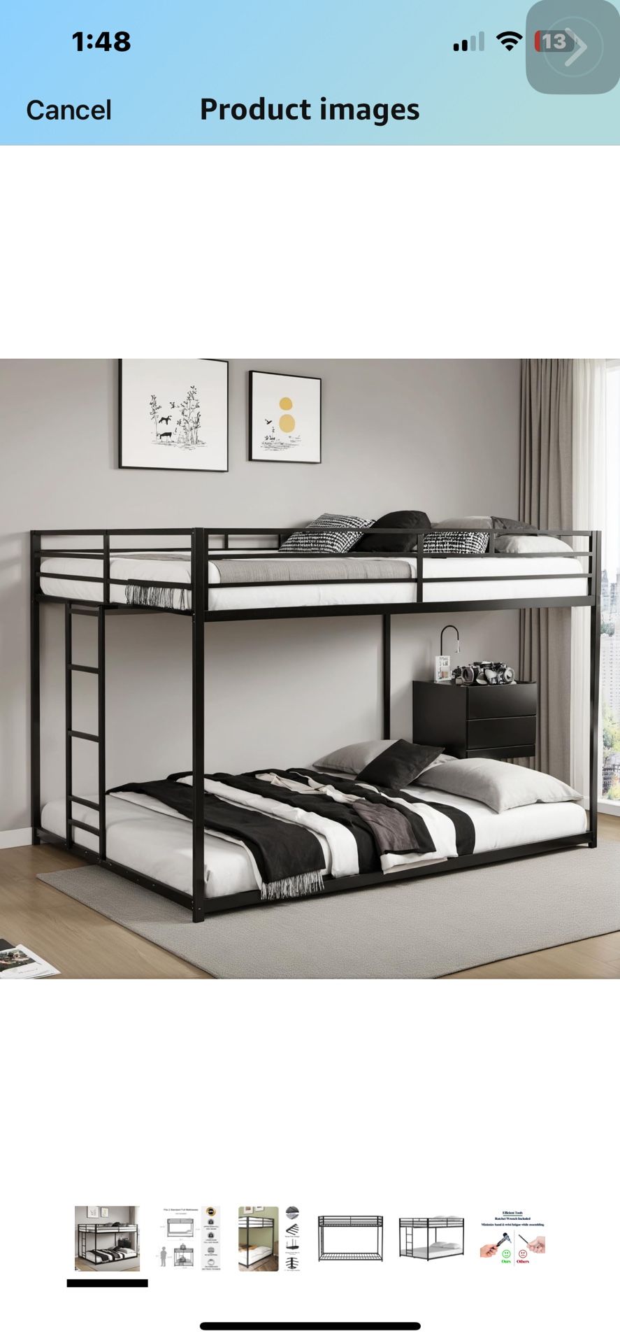 Full Over Full Bunk Beds (still in Box!!) Never used