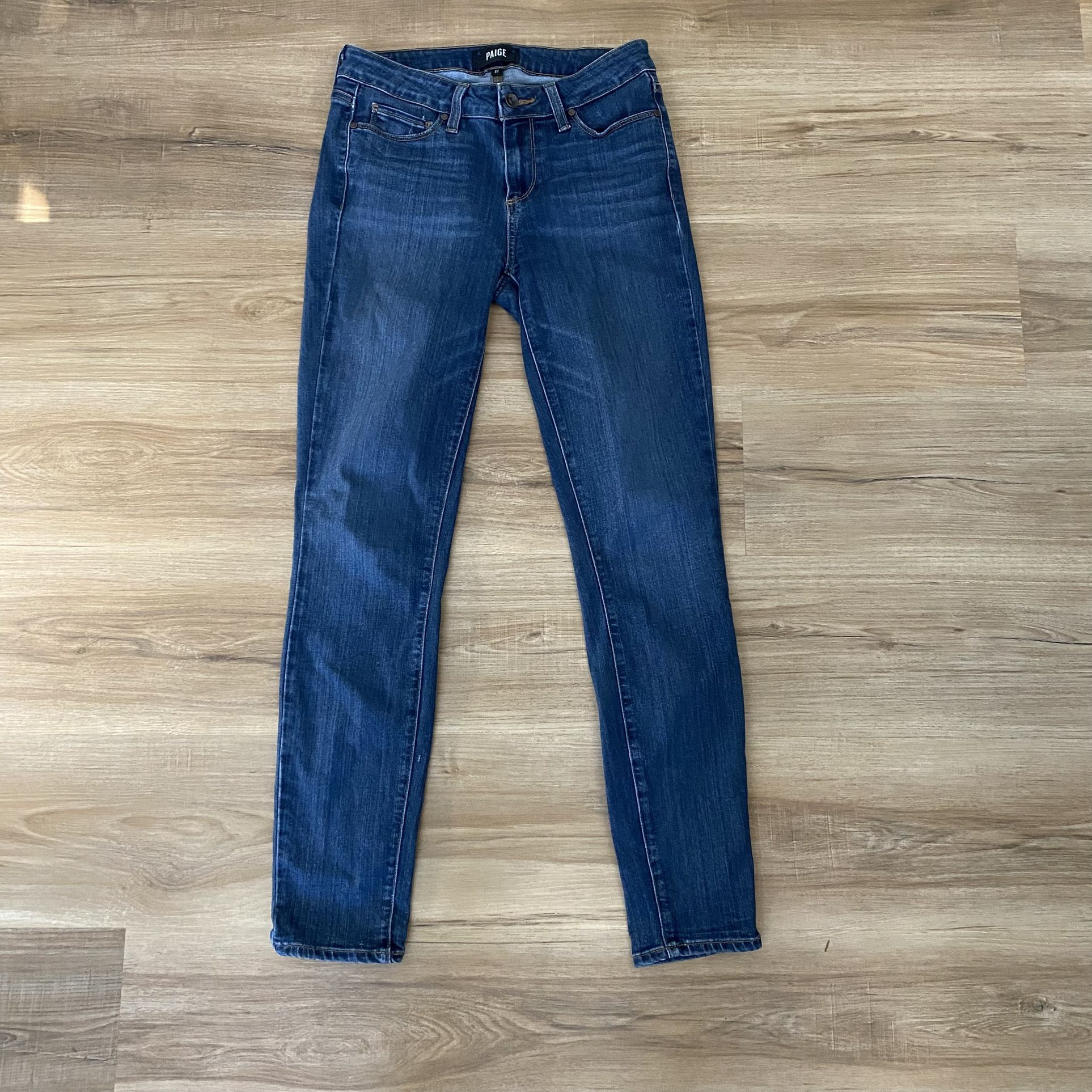 PAIGE Women's Verdugo Ultra Skinny Blue Jeans 