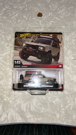 Hot Wheels Premium 2000 Toyota 4Runner 1:43 Metal Real Riders New