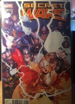 Secret Wars #2 variant cover comic book