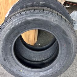 BRAND NEW Pair (2x tires) Carlisle Radial Trail HD Trailer Tires - ST205/75R15 Load Range D 8-ply 