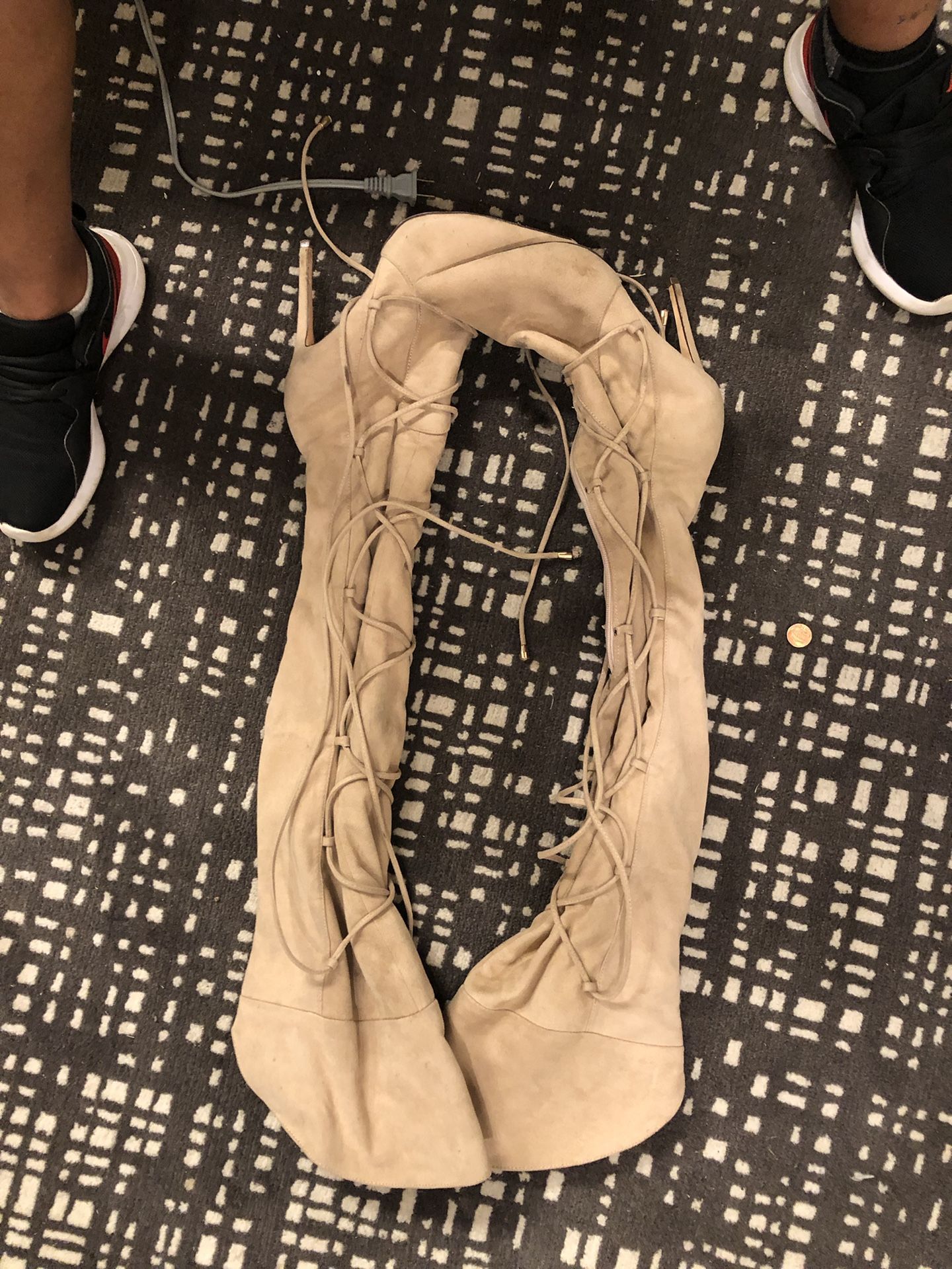 Tan Thigh High Boot’s 