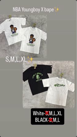 Bape x youngboy t-shirts