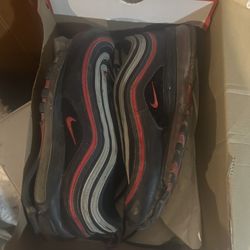 Nike Air Max 97 black red silver