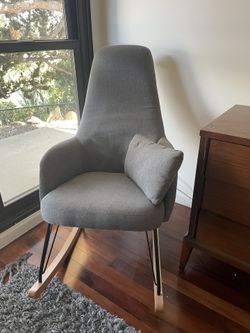 Mid Century Modern Inspired Rocking Chair