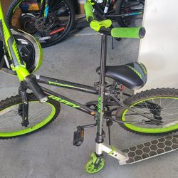 Like New Kids Bike And Scooter 
