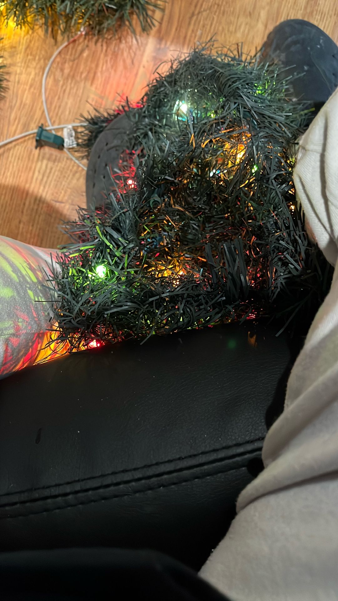 Garland With Color Lights 