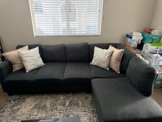 Dark Grey Couch for Sale