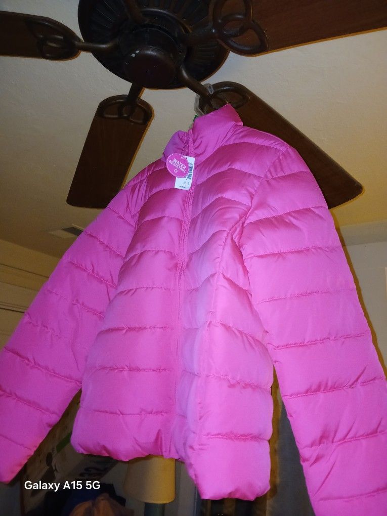 Pink GIRL Bubble Jacket Size XxL