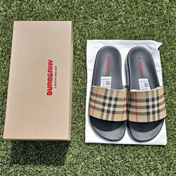 Burberry slides
