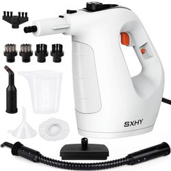 Steam Cleaner, Handheld Steamer for Cleaning, Multipurpose Pressurized Steam Cleaners for Home Use with Continuous Steam Lock, Unlimited Use Time and