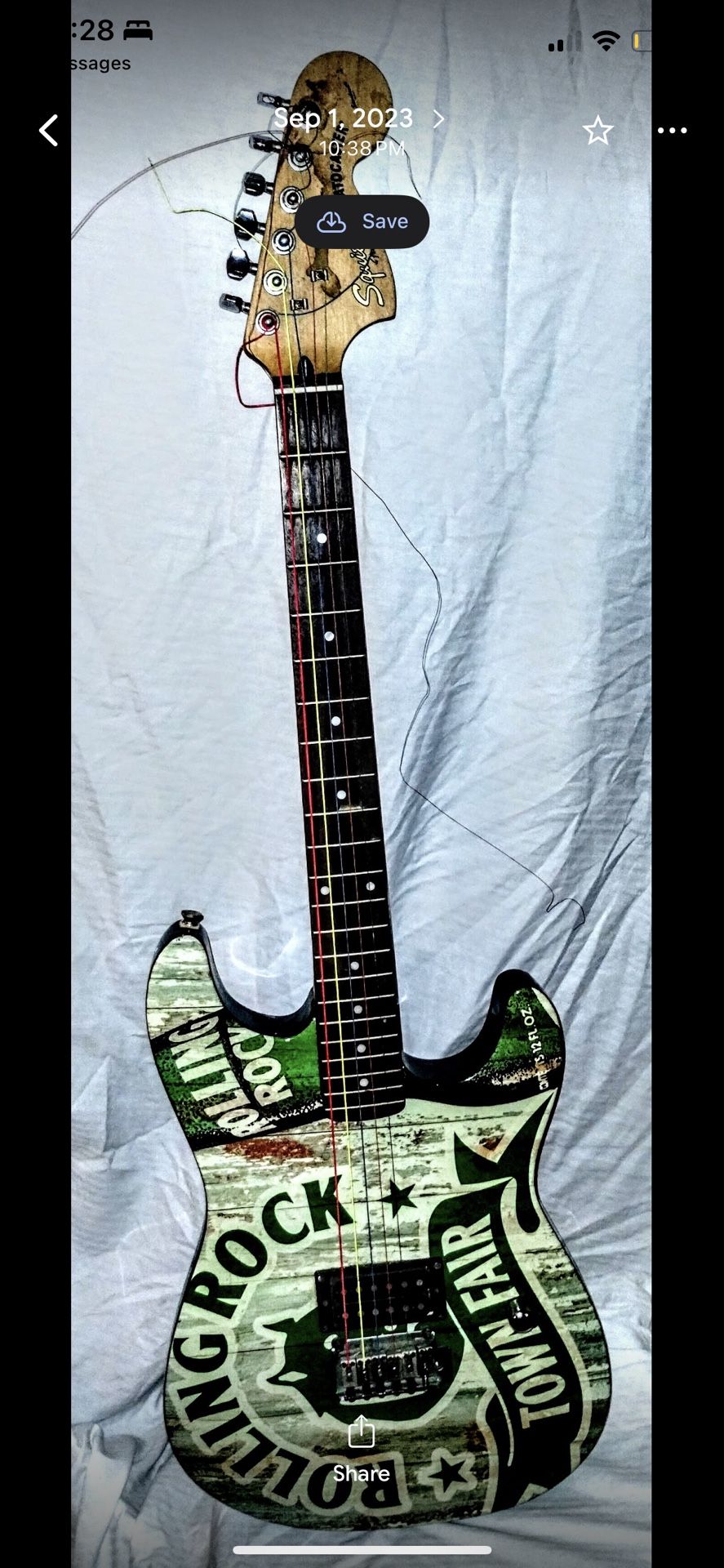 Rolling Rock Exclusive Guitar
