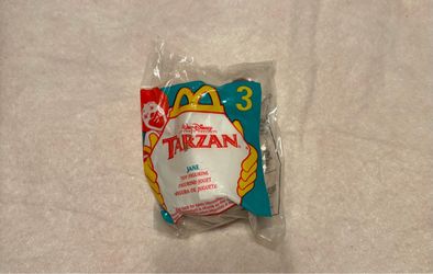 1999 McDonald’s Tarzan Jane toy new in pkg