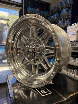 (4pcs) 17x9" Raceline Wheels 888 Renegade 8 Polished 8x165 -12 Off-Road Rims