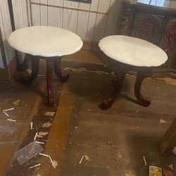 Marble Twin Tables