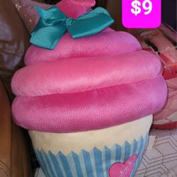 Jojo Siwa Cupcake Pillow 