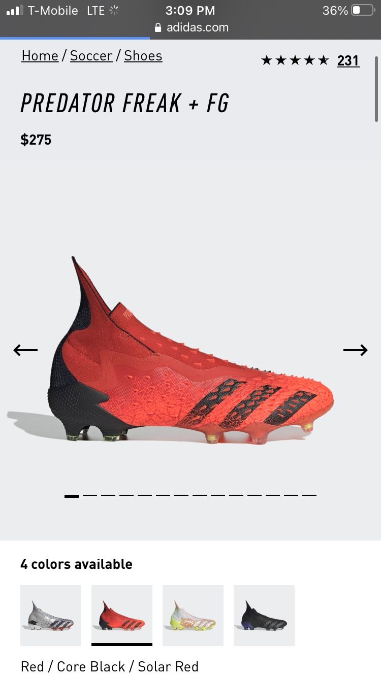 Adidas Perdator Cleats 