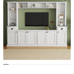 Tv Stand And Cabinet New . White 