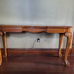 Oak and Glass Buffet