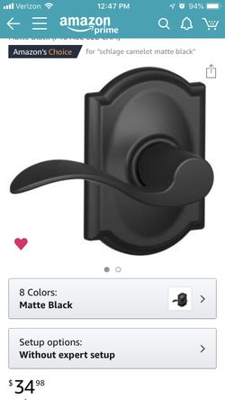 Schlage dead bolt and lever