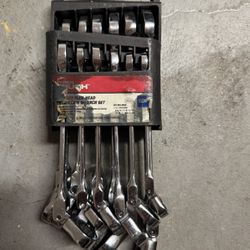 SUAH™ ECEFLEX-Head Metric Wrench Set – 12 Piece (8–19mm) with Roll-Up Storage Case