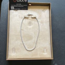 16 Inch Tennis Chain And 8 Inch Bracelet Set