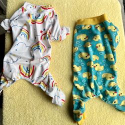 XS Dog Pajamas Worn By Chihuahua 