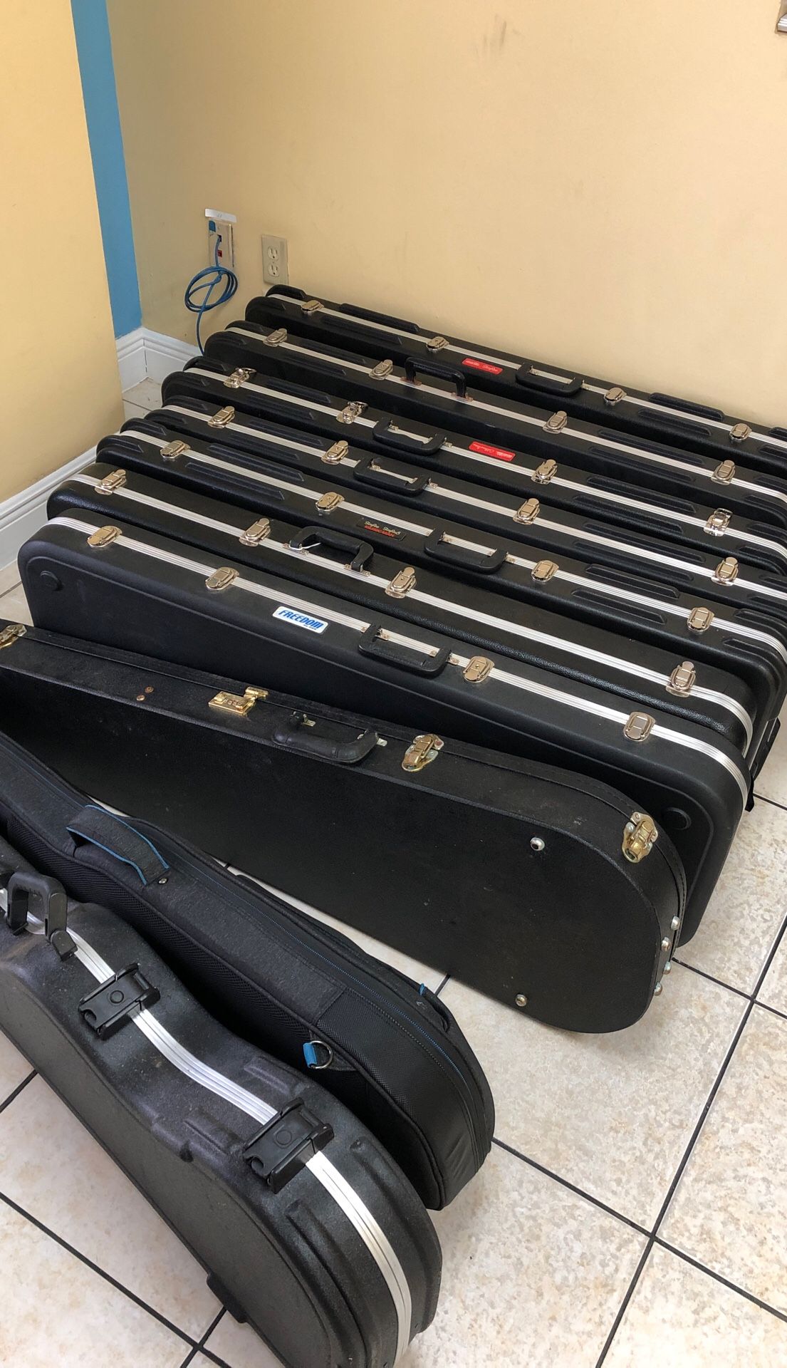 Guitar BASS Cases Hard and Soft - HUGE Assortment