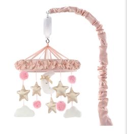 Musical Baby Mobile Crib with 12 Lullabies & Volume Control