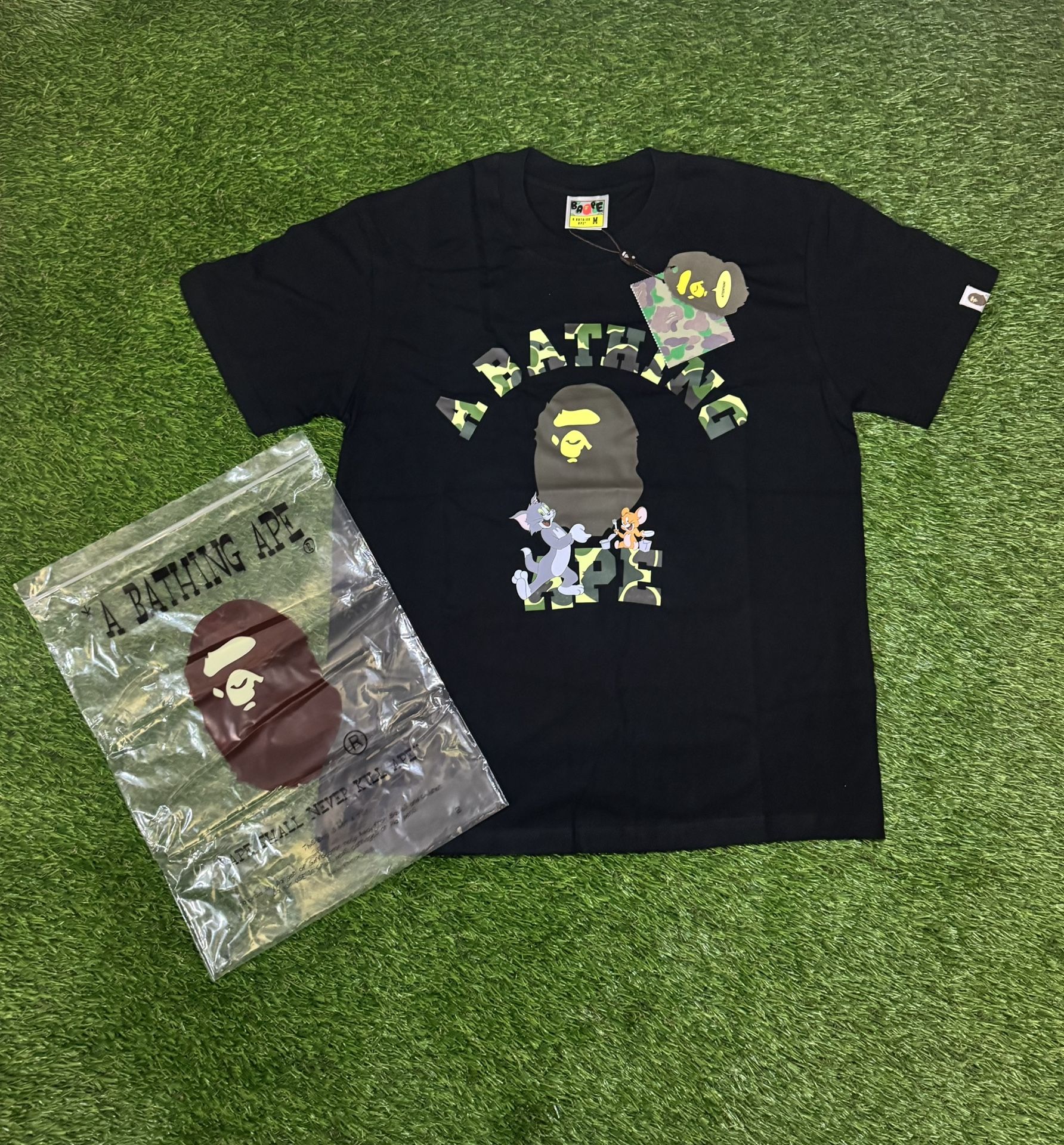 Black Tom And Jerry Bape Shirt
