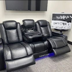 Party Time Power Recliner Sofa By Ashley 