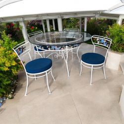 Vintage Outdoor Patio Dining Set