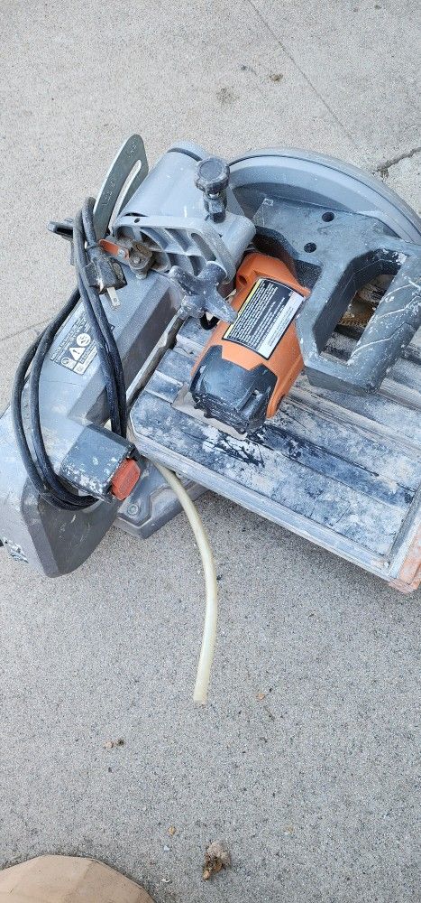 Ridgid Wet Cutter Saw