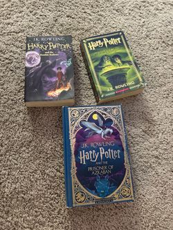 Harry Potter Book Lot of 3 J.K. Rowling
