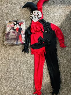 Evil Joker Kids Costume 