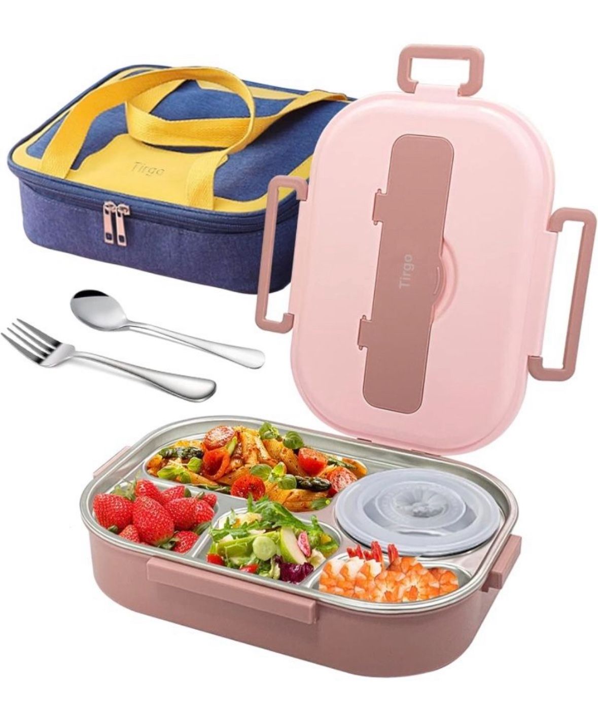 Bento Lunch Box for Adult 5-Compartment