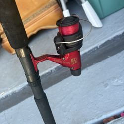 Silstar Graphite reel and rod