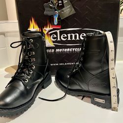 Xelement Womens Motorcycle Boots Size 7