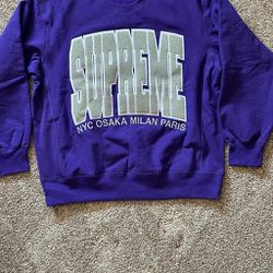 Supreme City Arc Sweater XL - only Worn once !