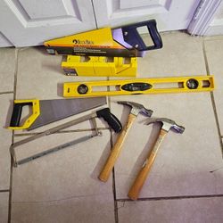 ASSORTMENT OF  CARPENTER  TOOLS