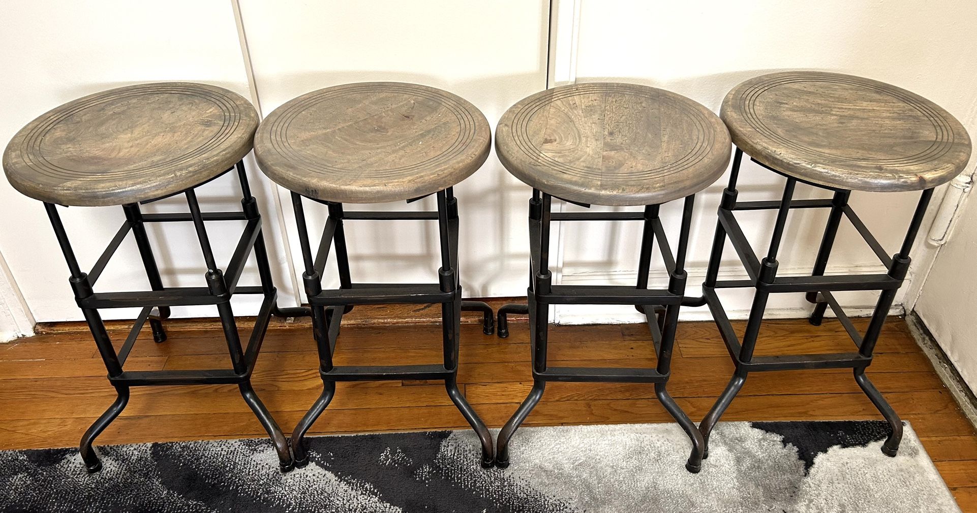 Restoration Hardware 4 Bar Stools ($450)