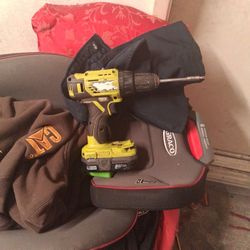 Ryobi Cordless Drill 2 Batteries